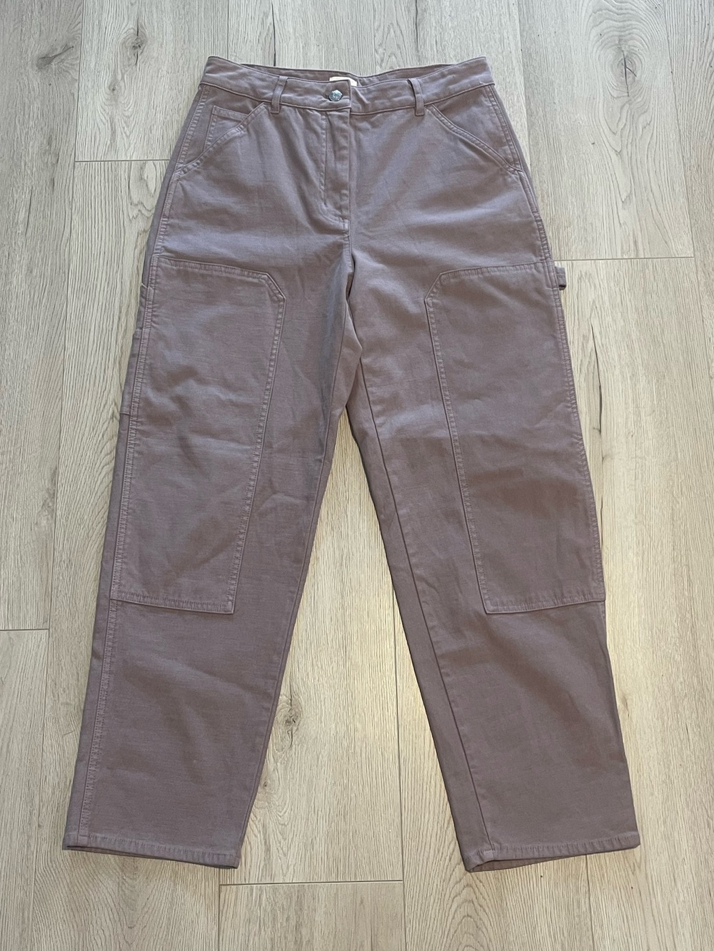 Aritzia Wilfred Free Brennan Pant - Soft Purple Grey Utility Pants